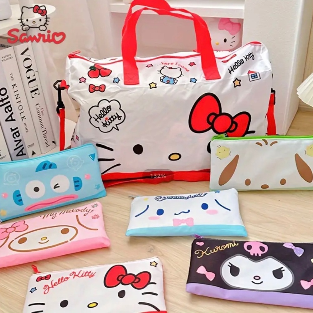 Sanrio Characters Foldable Duffel Bag
